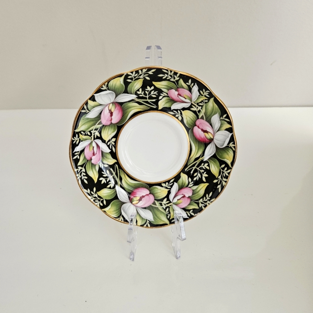 VTG Royal Albert PEI Lady Slipper Saucer